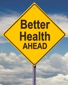 Better Health Ahead Road Sign