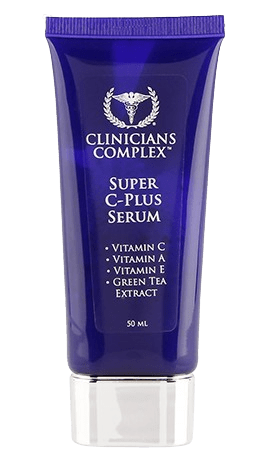 A Pristine Bottle of Clinician’s Complex Serum, Showcasing Its Clarity and Purity, Set Against a Minimalist Background.