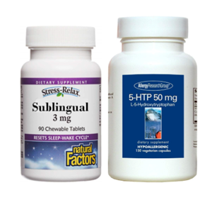 Insomnia Kit (5-HTP 150 caps & Sublingual 3 mg 90 tabs) (Can only be sold to the U.S.)